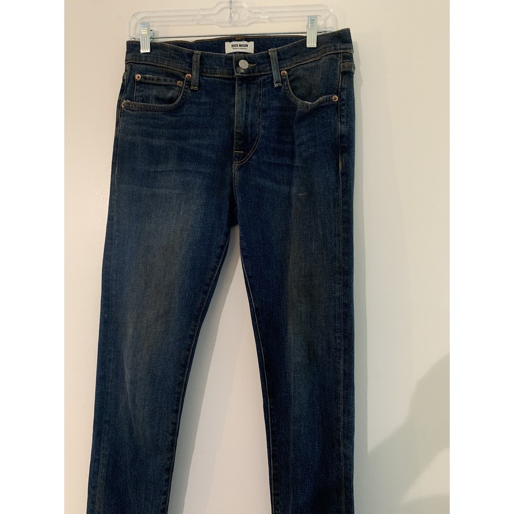 Buck Mason Men's Jeans Slim Fit Blue Denim Size 30